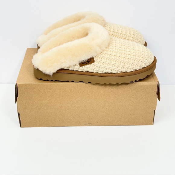 UGGS Knit Plush Slippers - Picture 1 of 6